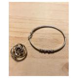 Alice Caviness 1 20 12K Gold Filled Love Know Brooch Pin (1)