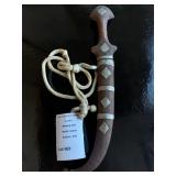 Antique Arabic JKoummya (Khoumiya) Dagger W Sheath 