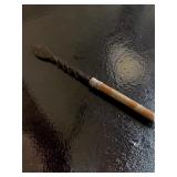 Antique Handcrafted Ethnographic Barbed Hunting Spearhead Harpoon (1)