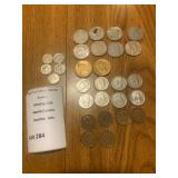 Belgian Coin Lot of 29 (Various Denominations)