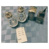 Big Ben Clock Tower:British London Telephone Booth S&P Shaker Set