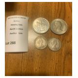 British Coin Lot - 1950s (2), 1960s (2)
