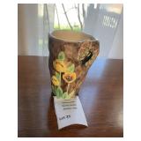 Butterfly Ware Line Radford Pottery Company Ceramic Floral Vase 
