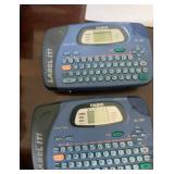 Casio KL-100 Label It Label Printer Lot of 2