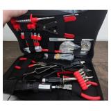 Comprehensive Electronic Computer Repair Tool Kit In Carrying Case