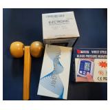 Electronic Wrist Blood Pressure Monitor, Muscle Stimulator:Massager & More