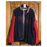 Fan Gear Cleveland Indians Button Front Wind Breaker Jacket (No Hood) Size XXL