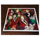 Grand Orchestra Seriolithograph Art Print by French Artist Linda Le Kinff