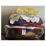 Handmade Crochet Afghan:Granny Square Blanket Lot