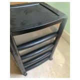 Homz 5-drawer plastic storage tower.�