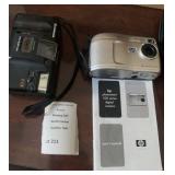 HP Photosmart 320 Digital Camera & Chinon 35mm Film Camera