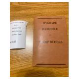 Hygrade Handifile Stamp Booklet  Benjamin Franklin Orange Stamps