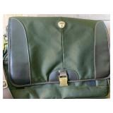 Icon Model 200 Army Green Canvas Computer Bag Tote W Removable Strap