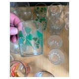 IKEA Stilenlig Green Gingko Leaf Drinking Glasses, Swensons Glasses & More