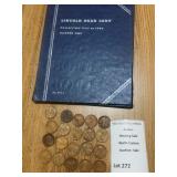 Lincoln Head Cent Collection No. 9004 (Incomplete) Plus 25 Pennies (France)