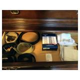 Mens Belt:Hanky Lot - Dockers 6 Pack (New), White Hankies & Various Belts