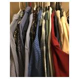 Mens Dress Shirts (Long & Short Sleeve) L, XL Haggar, Van Heusen, LL Bean