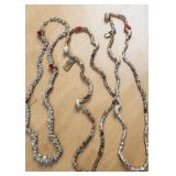 Nassa Seashell Lei Necklace Lot of 3