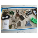 Novelty Keychain & Fob Lot - Goodyear, Ballys Casino, CBSO & More