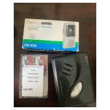 Panasonic RN-109 Microcassette Recorder, GPX Portable Stereo Cassette Player