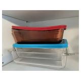 Pyrex Clear Glass Baking Dishes & Glass Food Storage Containers