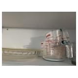Pyrex Glass Measuring Cups, Val Saint Lambert Crystal Serving Bowl & More