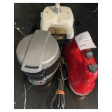 Red KitchenAid 5-Speed Hand Mixer,  Proctor Silex Juicit Juicer