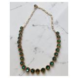 Schiaparelli Watermelon Tourmaline Crystals Choker Necklace (Marked) (1)