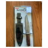 T&M Survival Knife W:Sheath Sealed In Original Packaging 3