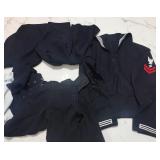 U.S. Navy Sailor Uniform Wool Cracker Jack Jumper Top Trousers Wt Shirt