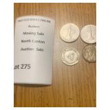 United Arab Emirates Coins (3), Egyptian Coins (1)