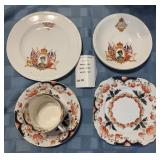 Winterton 1937 Coronation King George VI & Queen Elizabeth Plates