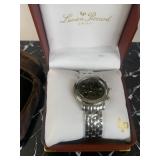 Lucien Piccard Mens Watch Chronograph Wristwatch W Tachymeter Bezel 