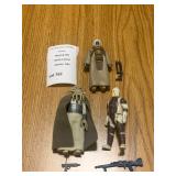 Lot of 3 Return of the Jedi Figures W:Weapons