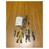 Lot of 3 Star Wars Figures Bounty Hunters W:Weapons