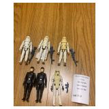 Lot of 5 Star Wars Storm Trooper Figures (3 With Weapons) 2