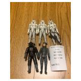 Lot of 5 Star Wars Storm Trooper Figures (3 With Weapons)