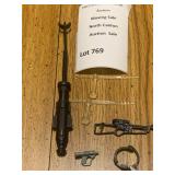 Star Wars Accessories - Black Missile launcher, Black Rifle, Gray Blaster & More