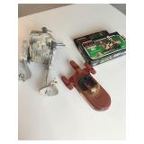 Star Wars Scout Walker Vehicle, Landspeeder, Jedi Speeder Bike Toy Lot
