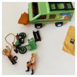Vintage Fisher-Price Adventure People Daredevil Sport Van Set
