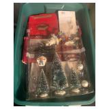 Christmas Village Accessory Lot