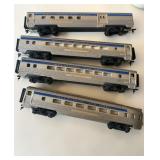 Tyco HO scale Baltimore & Ohio The Royal Blue Passenger Train Car Lot