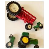 Vintage Ertl Die-cast Metal Toy Tractors