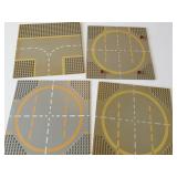 Vintage LEGO Classic Space landing Pad & Road Baseplates