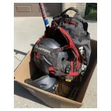 Baseball Gear Lot - Easton Bag , Mizuno, Wilson Baseball Mitts & More