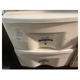 Simply Drawers by Tenex 2-Drawer White Plastic Storage Unit