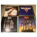 Record Lot - KISS, Van Halen, Michael Jackson, Village People, Elvis & More