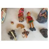 Miniature cannon, Wooden Figurines Collectible Lot