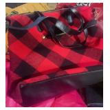 Vera Bradley Shopping Tote Bags, Talbots Buffalo Plaid Tote Purse 