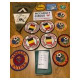 Vintage Patch Lot - Swiss Skiing, Piccadilly Circus, Belgium & More